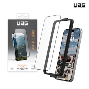 UAG 아이폰15 프로 강화유리 플러스